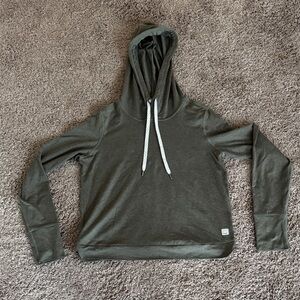Vuori Halo Essential Olive Green Hoodie